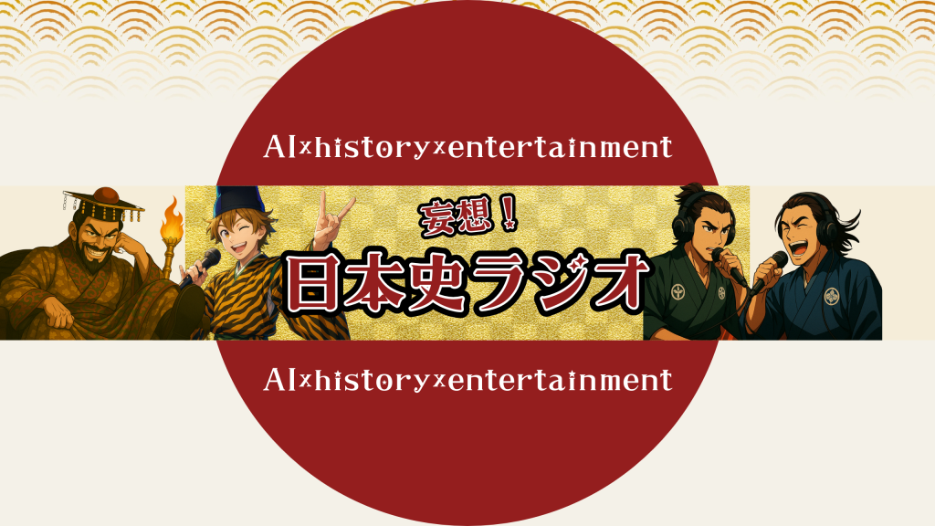 「妄想!日本史ラジオ」のYouTubeチャンネルヘッダー