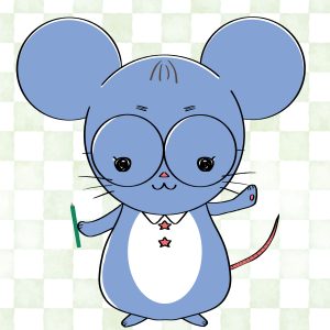 中岡慎太郎ランドの運営者・ちゅう乃のプロフィールアイコン。青い毛並みのネズミのキャラクター。