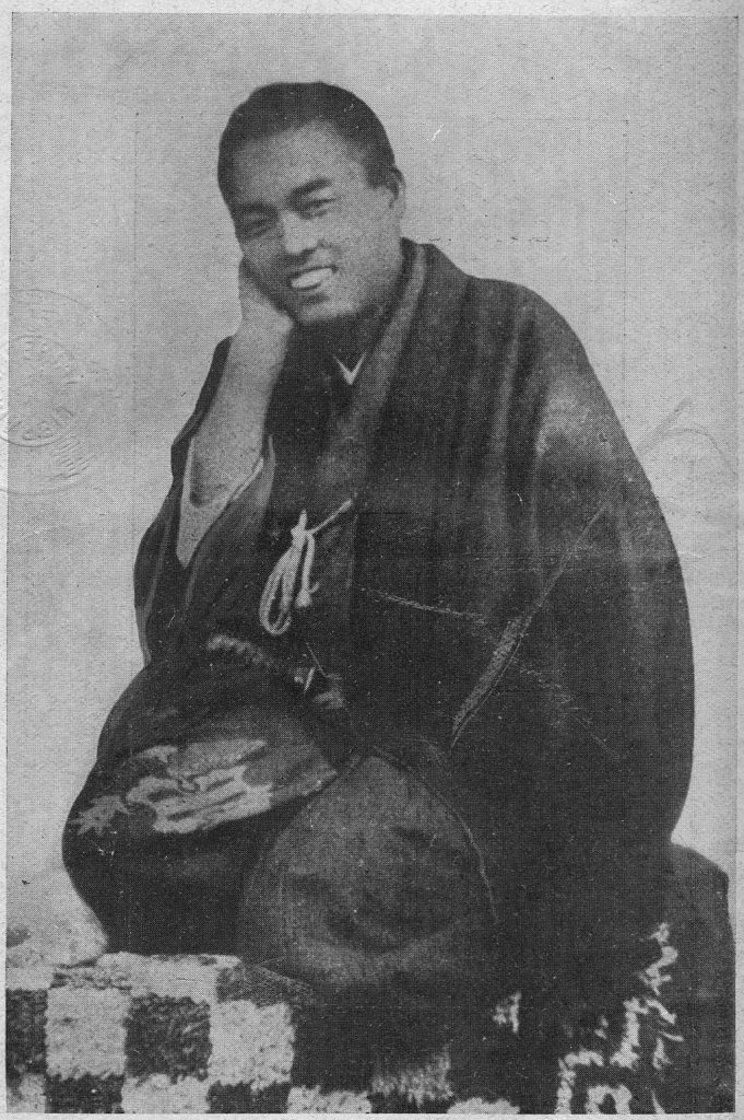 幕末の志士、中岡慎太郎の笑顔の写真